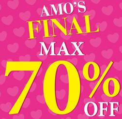 MAX70%OFF!! AMO'S SALE最終値下げ♪！